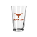 Texas 16oz Slogan Pint Glass