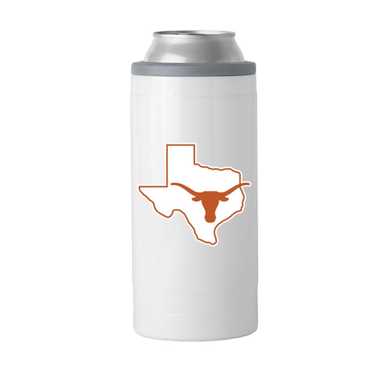 Texas Letterman 12 oz Slim Can Coolie - Logo Brands - Flyclothing LLC