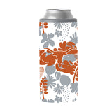 Texas 12oz Floral Slim Can Coolie