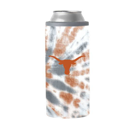 Texas 12oz Tie Dye Slim Can Coolie - Logo Brands - Flyclothing LLC