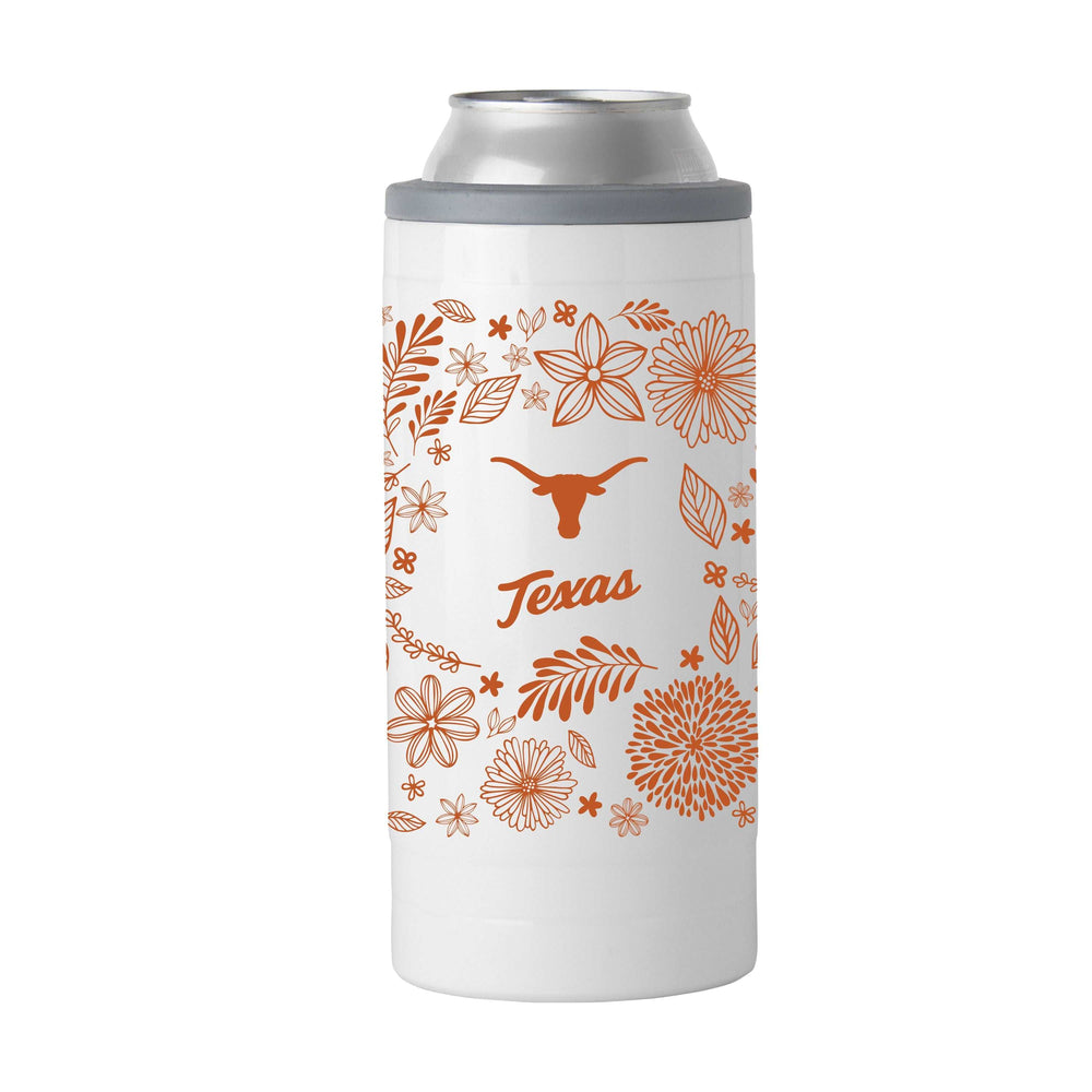 Texas 12oz Botanical Slim Can Coolie - Logo Brands - Flyclothing LLC