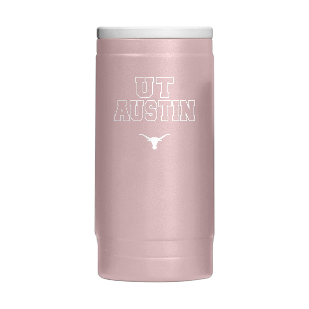 Texas 12oz Stencil Powder Coat Slim Can Coolie - Logo Brands - Flyclothing LLC