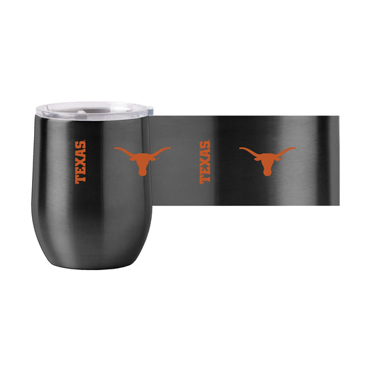 Texas 16oz Gameday Stainless Curved Beverage - Logo Brands - Flyclothing LLC