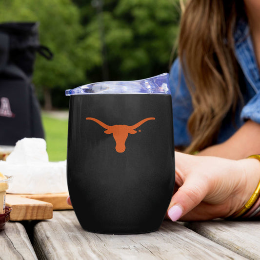 Texas 16oz Gameday Stainless Curved Beverage - Logo Brands - Flyclothing LLC