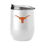 Texas 16oz Swagger White Powder Coat Curved Beverage