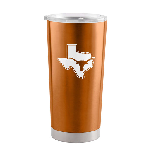 Texas 1 Color 20oz Gameday Stainless Tumbler - Logo Brands - Flyclothing LLC