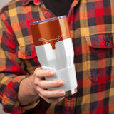 Texas 30oz Colorblock Stainless Tumbler