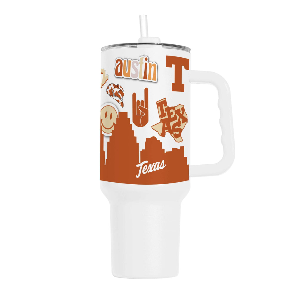 Texas 40oz Native Powder Coat Tumbler - Logo Brands - Flyclothing LLC