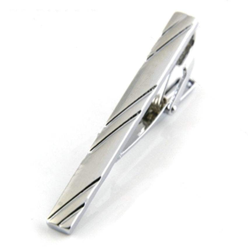 Men's Business Silver Diagonal Cufflinks - My Store - Flyclothing LLC