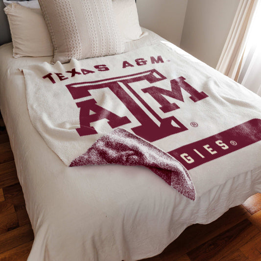 Texas A&M Prime Luxe Dreams Throw - Logo Brands - Flyclothing LLC