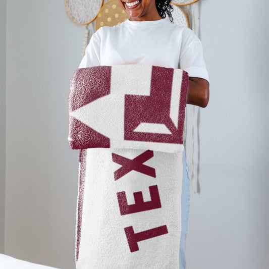Texas A&M Prime Luxe Dreams Throw - Logo Brands - Flyclothing LLC