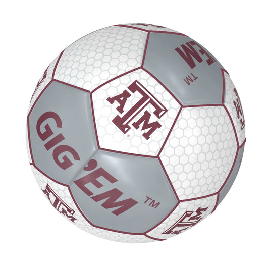 Texas A&M Soccer Ball - Logo Brands - Flyclothing LLC