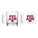 Texas A&M 14oz Gameday Rocks Glass