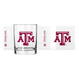 Texas A&M 14oz Gameday Rocks Glass