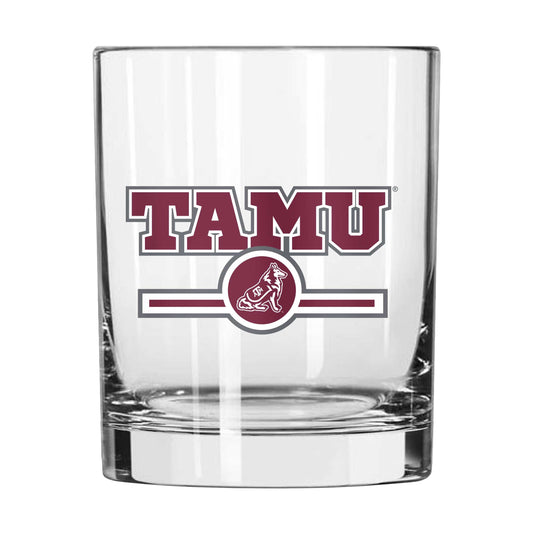 Texas A&M 14oz Letterman Rocks Glass - Logo Brands - Flyclothing LLC