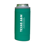 Texas A&M 12oz Optic Stacked Soft Touch Slim Coolie