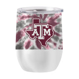 Texas A&M 16oz Tie Dye Stainless Curved Beverage