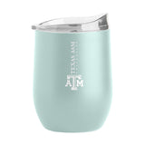 Texas A&M 16oz Vertical Powder Coat Curved Beverage