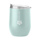 Texas A&M 16oz Vertical Powder Coat Curved Beverage