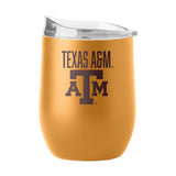 Texas A&M 16oz Huddle Powder Coat Curved Beverage