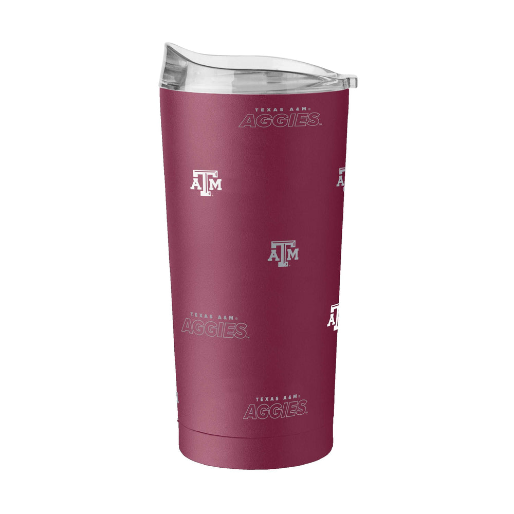 Texas A&M 20oz Step And Repeat Powder Coat Tumbler - Logo Brands - Flyclothing LLC