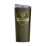 Texas A&M 20oz Badge Powder Coat Tumbler