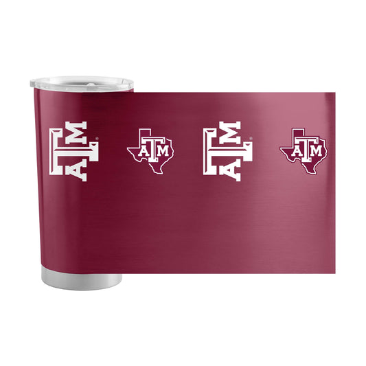 Texas A&M 20oz State Logo Gameday Stainless Steel Tumbler - Logo Brands - Flyclothing LLC