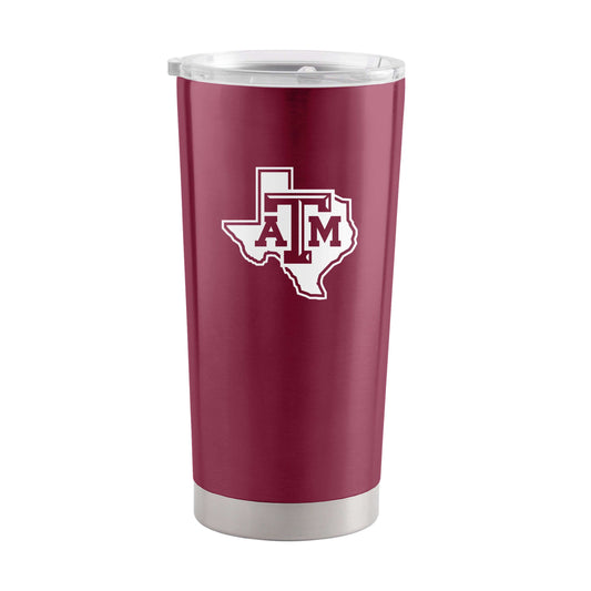 Texas A&M 1 Color 20oz Gameday Stainless Tumbler - Logo Brands - Flyclothing LLC