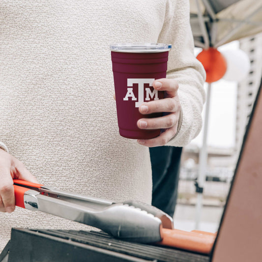 Texas A&M 22oz Flipside Stainless Cup - Logo Brands - Flyclothing LLC