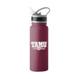 TX A&M 25oz Campus Color Letterman Stainless Single Wall Flip Top Bottle