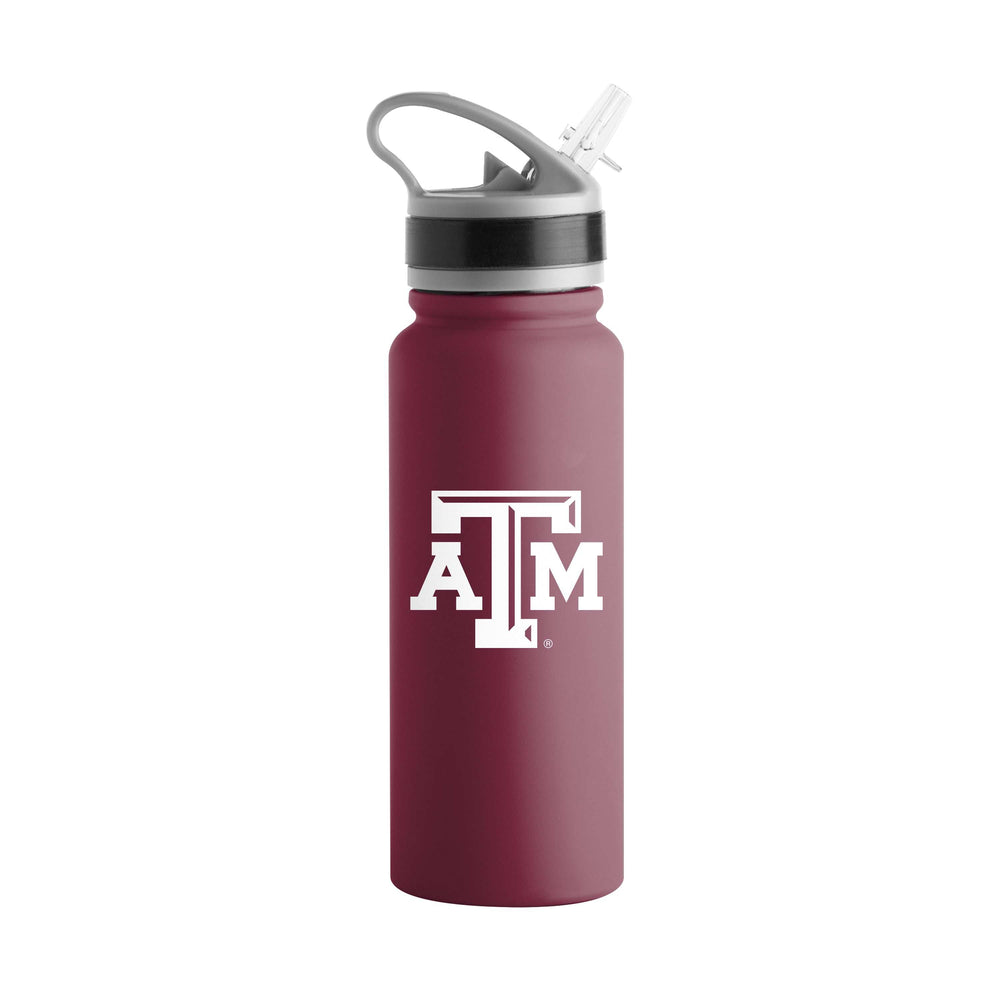 TX A&M 25oz Campus Color Letterman Stainless Single Wall Flip Top Bottle - Logo Brands - Flyclothing LLC
