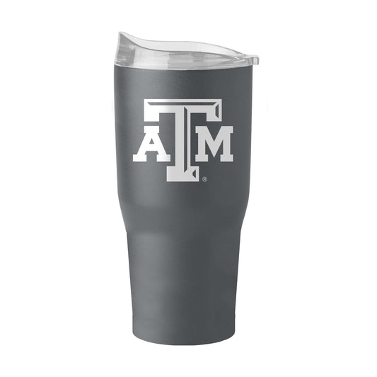Texas A&M Charcoal 30oz Gameday Powder Coat Tumbler - Logo Brands - Flyclothing LLC