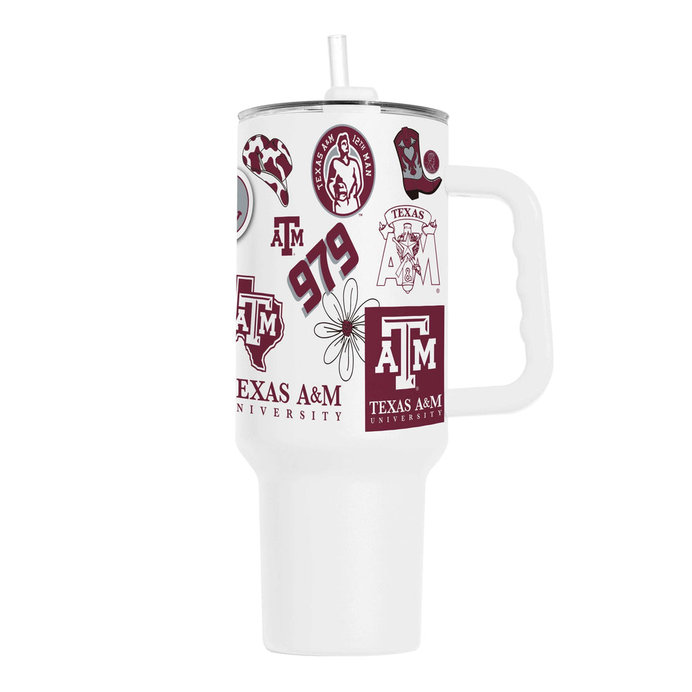 Texas A&M 40oz Native Powder Coat Tumbler - Logo Brands - Flyclothing LLC