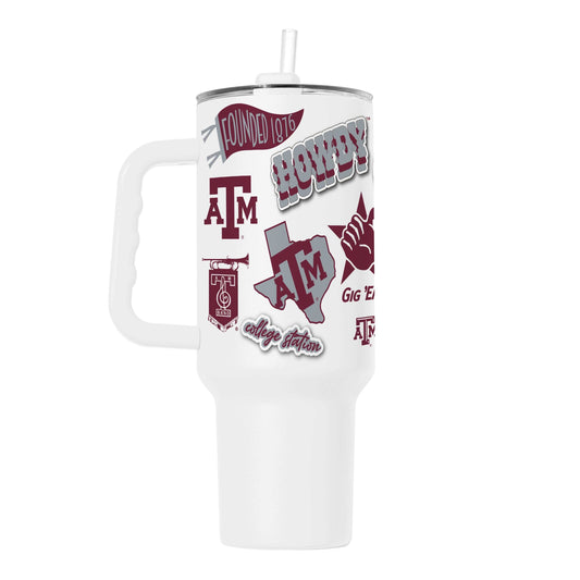 Texas A&M 40oz Native Powder Coat Tumbler - Logo Brands - Flyclothing LLC