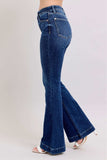 Judy Blue Full Size High Rise Flare Jeans with Pockets Plus Size - Trendsi - Flyclothing LLC