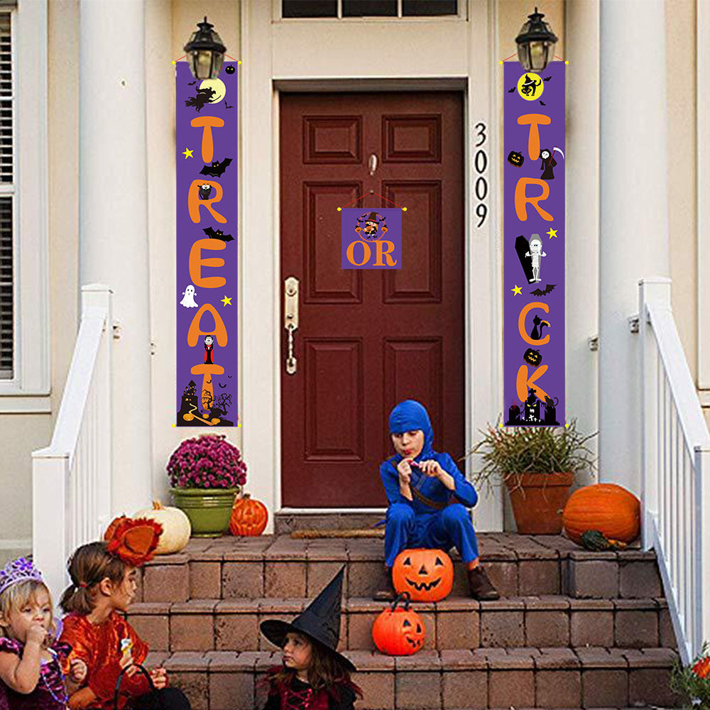 Halloween decoration outdoor banner halloween couplets - My Store - Flyclothing LLC