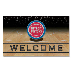 Detroit Pistons Rubber Door Mat - 18in. x 30in. - Detroit Pistons
