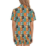 Baha Ranch Western Patchwork Women's Western Pajama Set