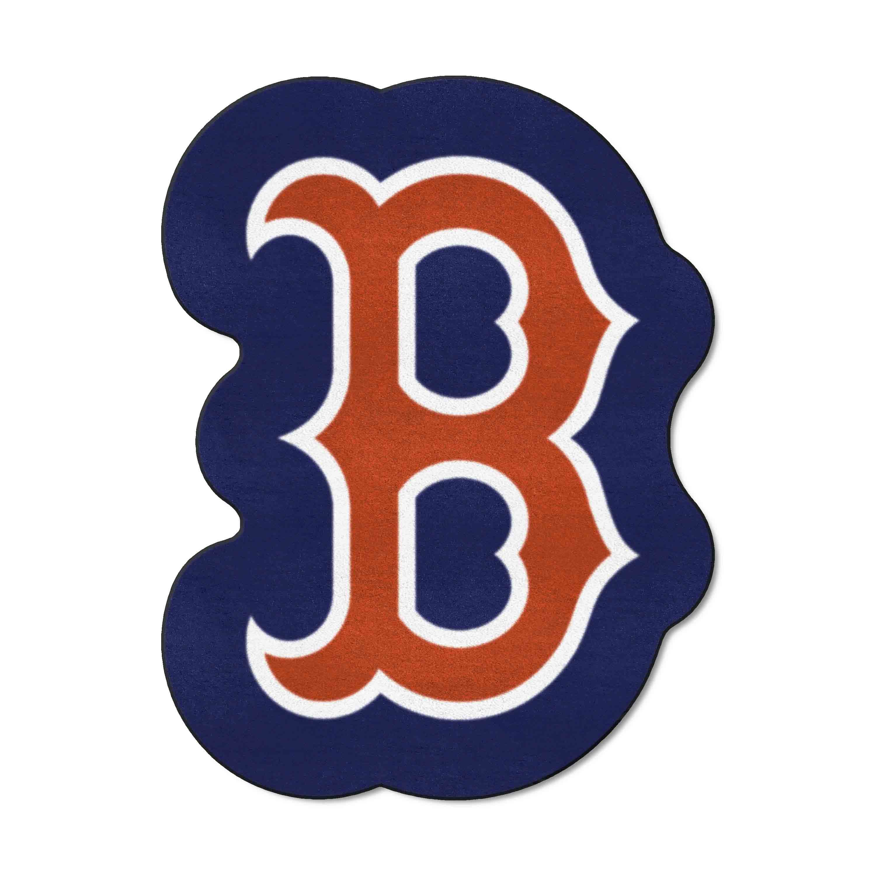 Boston Red Sox Mascot Rug "B" Hat Logo - Boston Red Sox