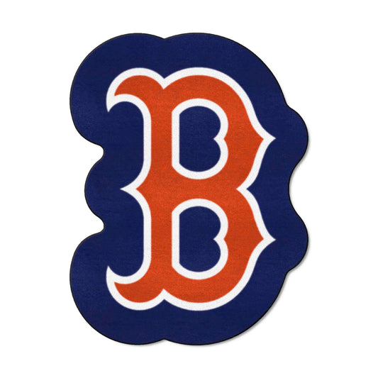 Boston Red Sox Mascot Rug "B" Hat Logo - Boston Red Sox