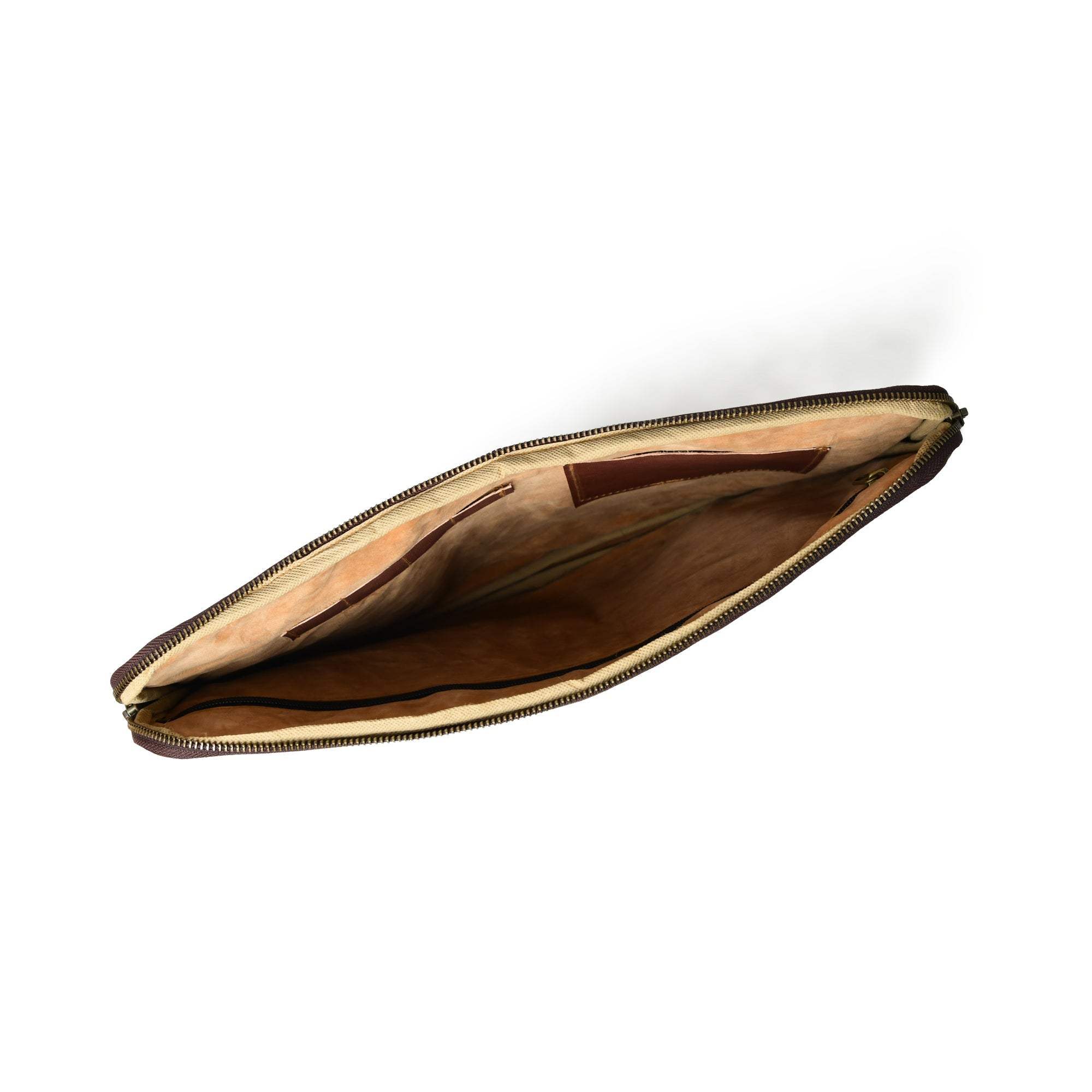 Zento Laptop Sleeve - Dark Brown - Classy Leather Bags - Flyclothing LLC