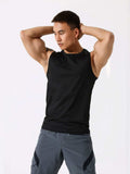 Men's Plus Size Round Neck Active Tank - Trendsi - Flyclothing LLC