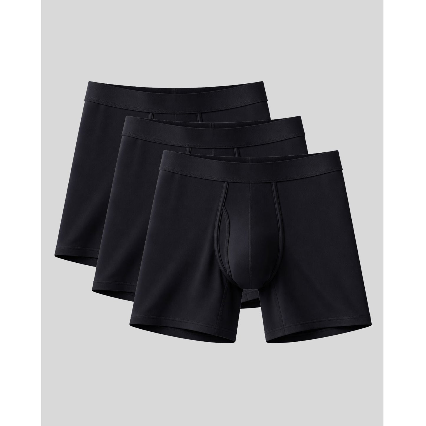SilkCut Men’s Bamboo Boxer Briefs - 3 Pack - SilkCut Underwear - Flyclothing LLC