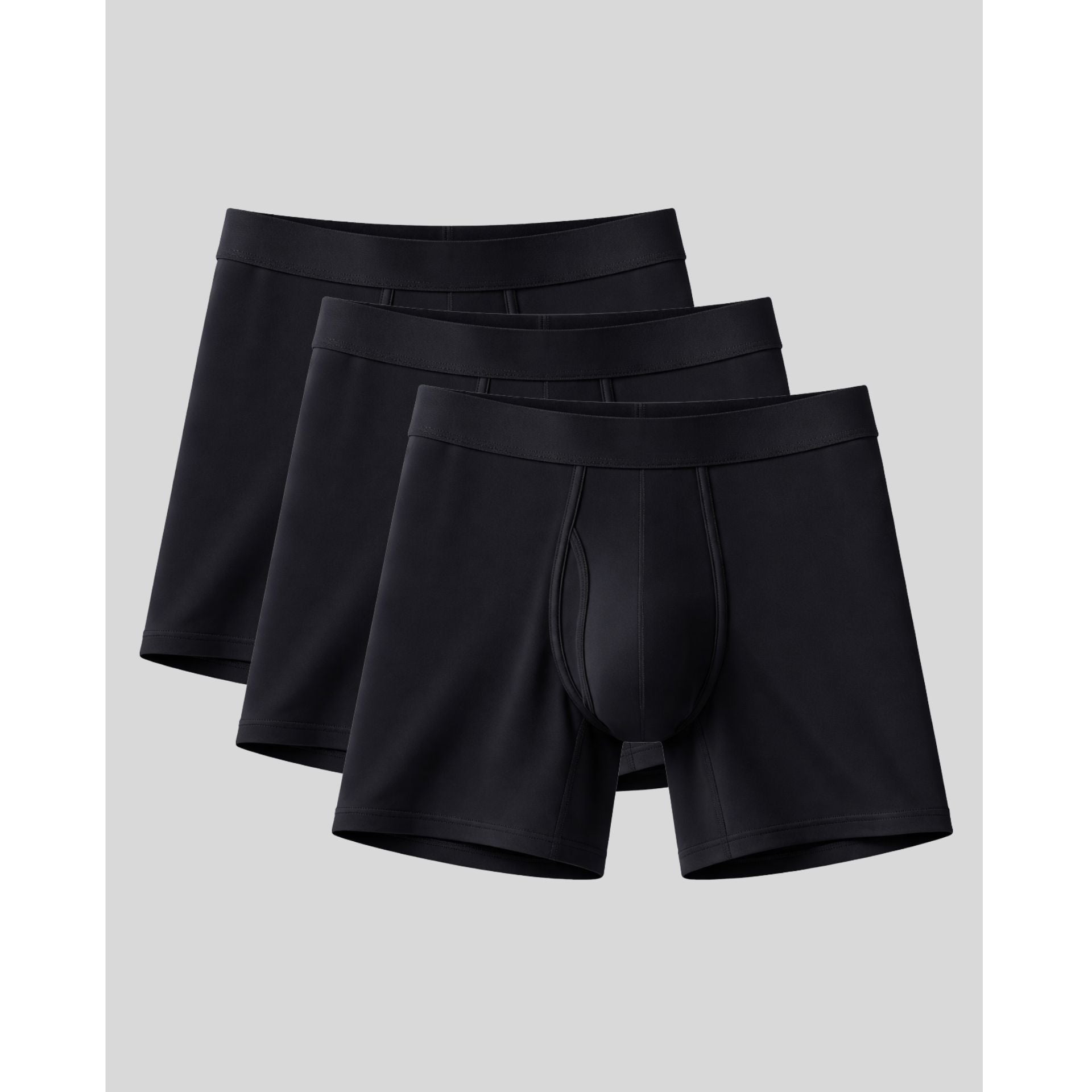 SilkCut Men’s Bamboo Boxer Briefs - 3 Pack - SilkCut Underwear - Flyclothing LLC