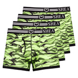 SHEATH 2.1 Polyester Camo Men's Pouch Trunk 3" (4 Pack)