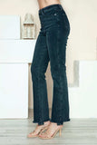 Judy Blue Full Size Button Fly Hem Destroy Straight Jeans - Trendsi - Flyclothing LLC