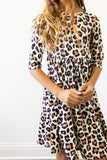 Wild One 3/4 Sleeve Pocket Twirl Dress - Mila & Rose ®