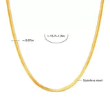 18K Gold-Plated Minimalist Necklace - Trendsi - Flyclothing LLC