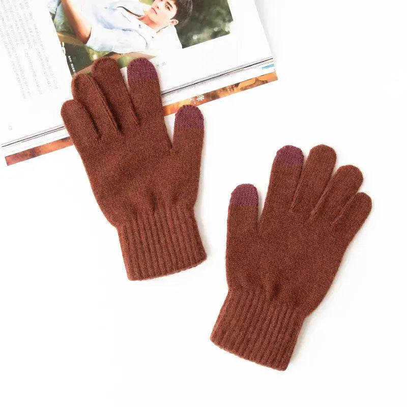 Touchscreen Knit Gloves - Trendsi - Flyclothing LLC