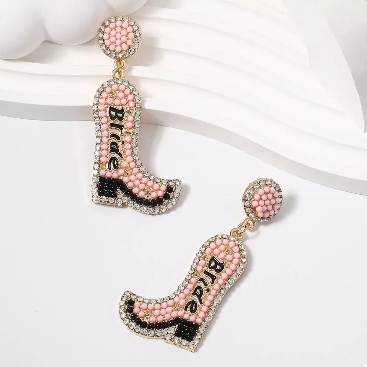 Bride Boot Dangle Earrings - Trendsi - Flyclothing LLC